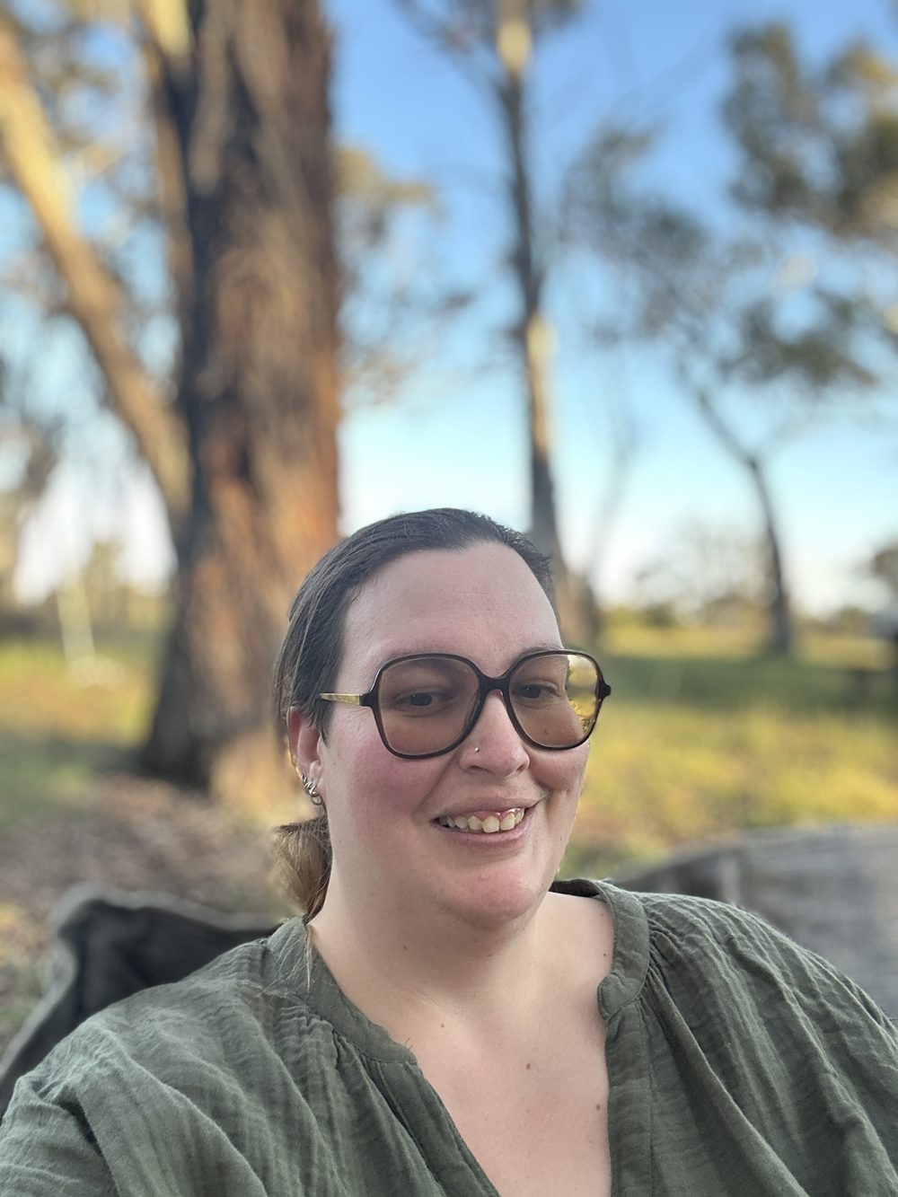 Bobbijo Harrison, outdoors near Armidale